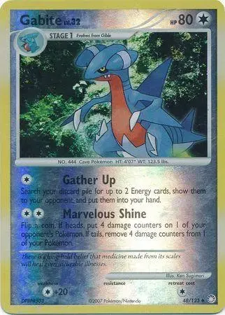 Gabite [Reverse Holo] - Pokemon Mysterious Treasures #48