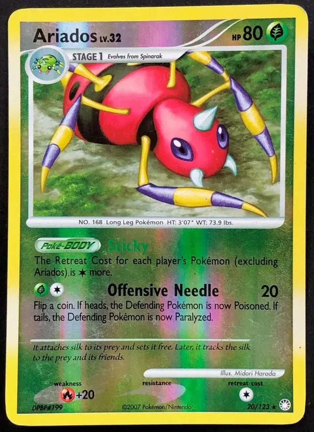 Ariados [Reverse Holo] - Pokemon Mysterious Treasures #20