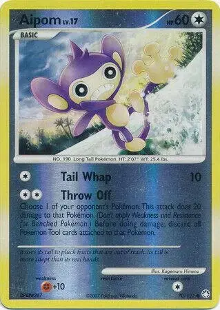 Aipom [Reverse Holo] - Pokemon Mysterious Treasures #70