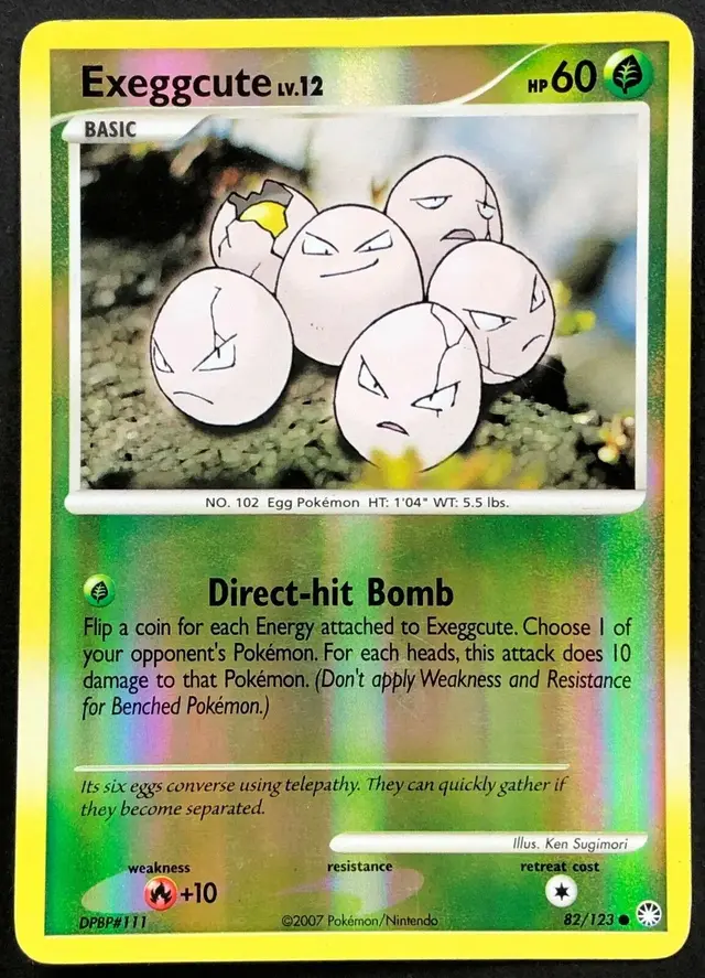 Exeggcute [Reverse Holo] - Pokemon Mysterious Treasures #82