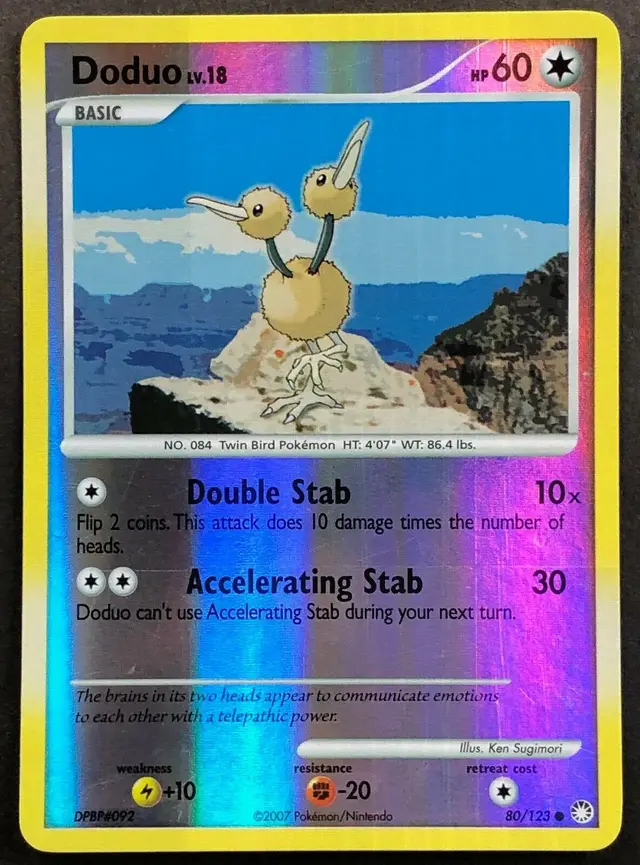 Doduo [Reverse Holo] - Pokemon Mysterious Treasures #80