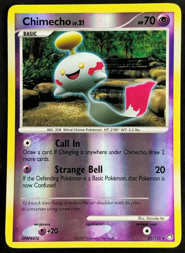 Chimecho [Reverse Holo] - Pokemon Mysterious Treasures #22