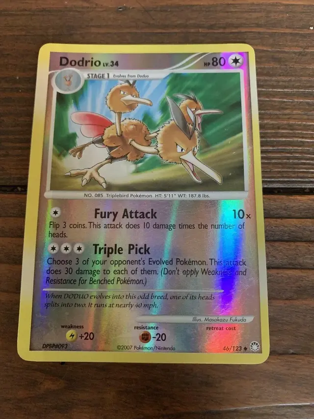 Dodrio [Reverse Holo] - Pokemon Mysterious Treasures #46
