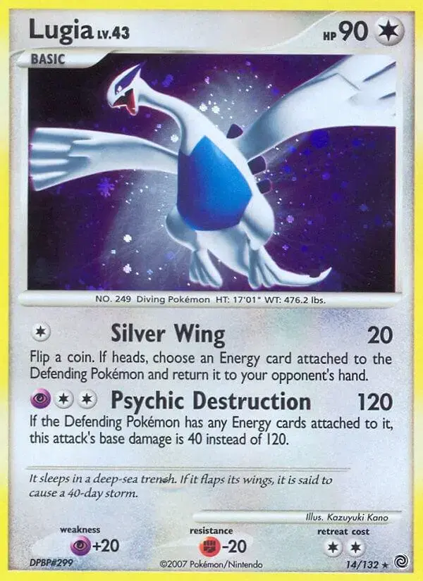 Lugia - Pokemon Secret Wonders #14