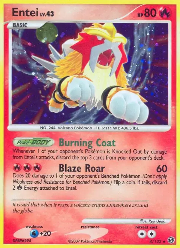 Entei - Pokemon Secret Wonders #4