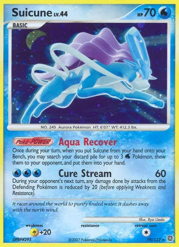 Suicune - Pokemon Secret Wonders #19