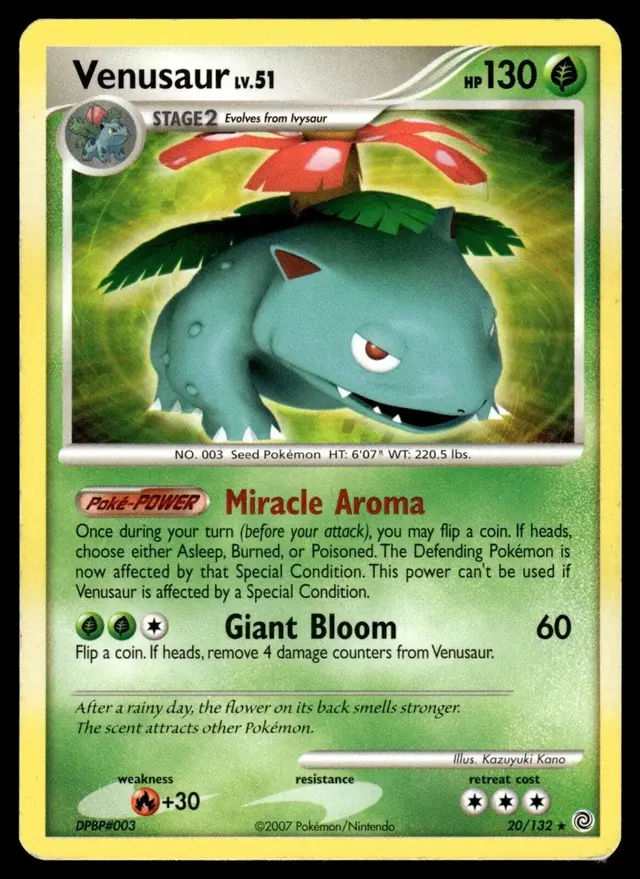Venusaur - Pokemon Secret Wonders #20