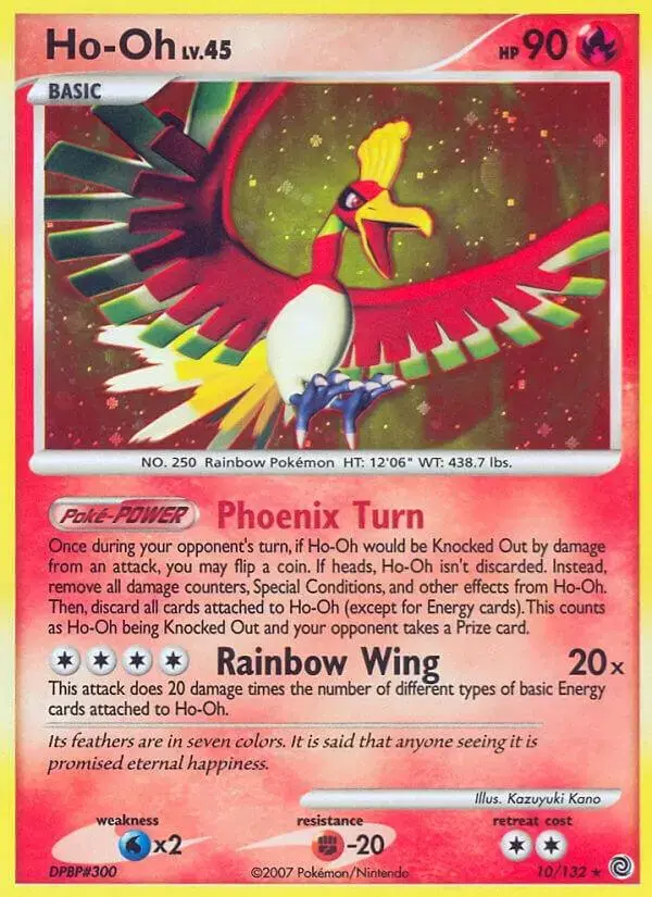 Ho-Oh - Pokemon Secret Wonders #10