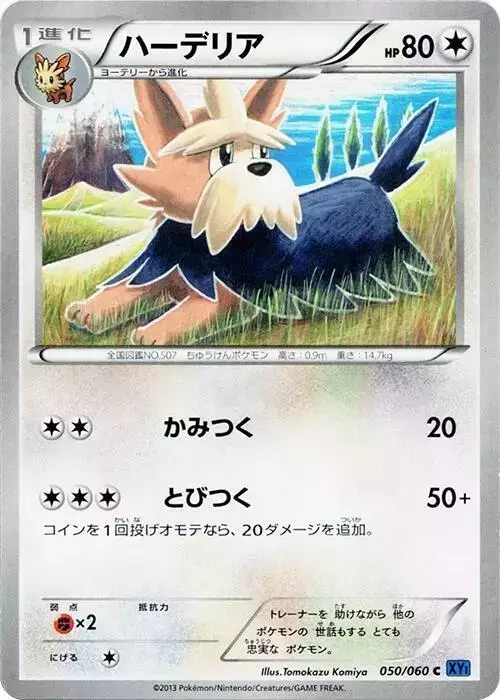 Herdier [1st Edition] - Pokemon Japanese Collection X #50