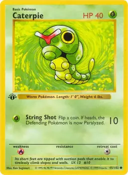 Caterpie [1st Edition] - Pokemon Base Set