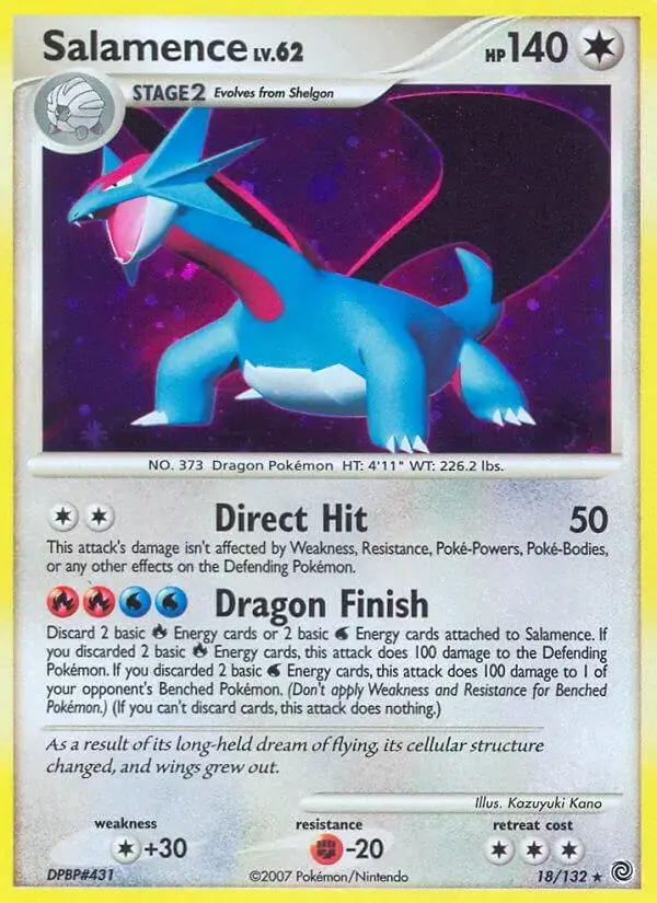 Salamence - Pokemon Secret Wonders #18