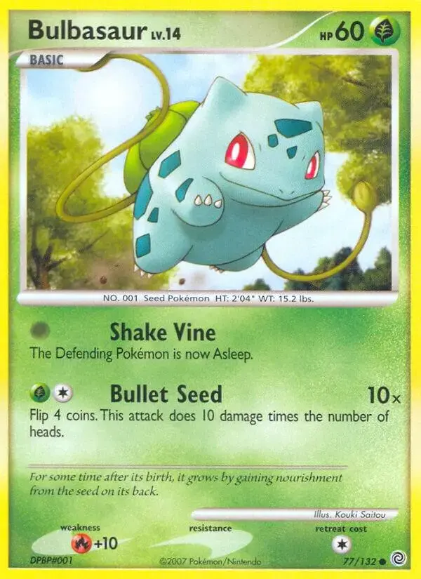 Bulbasaur - Pokemon Secret Wonders #77