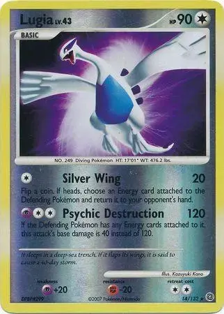 Lugia [Reverse Holo] - Pokemon Secret Wonders #14