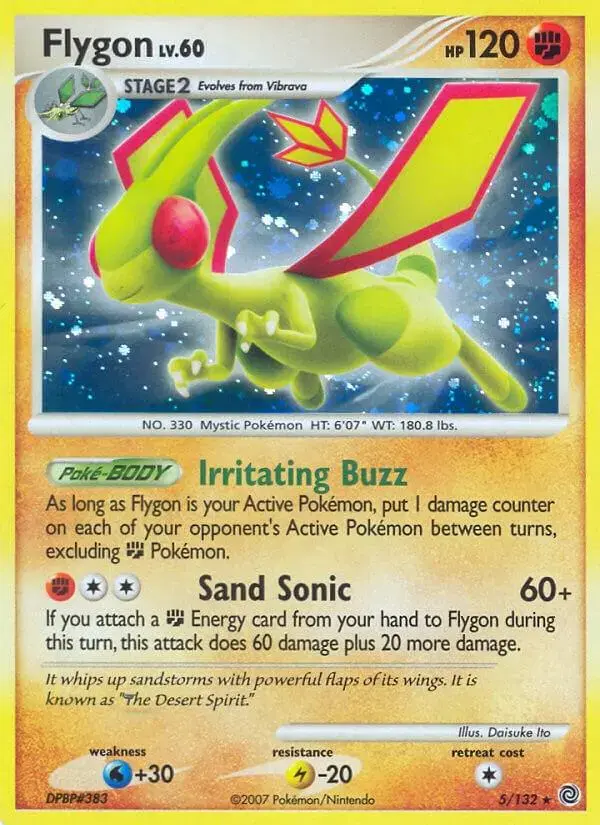 Flygon - Pokemon Secret Wonders #5