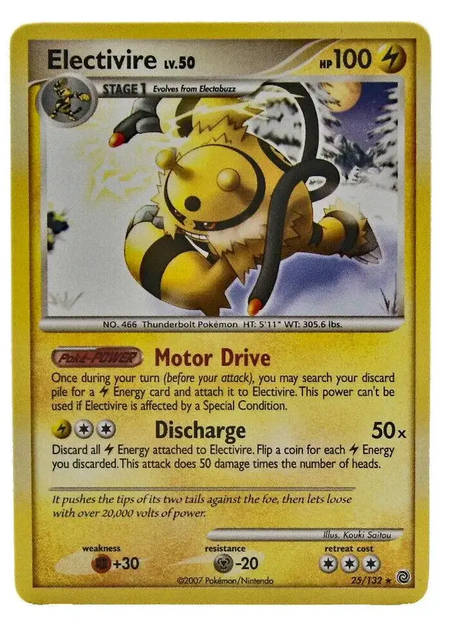 Electivire - Pokemon Secret Wonders #25