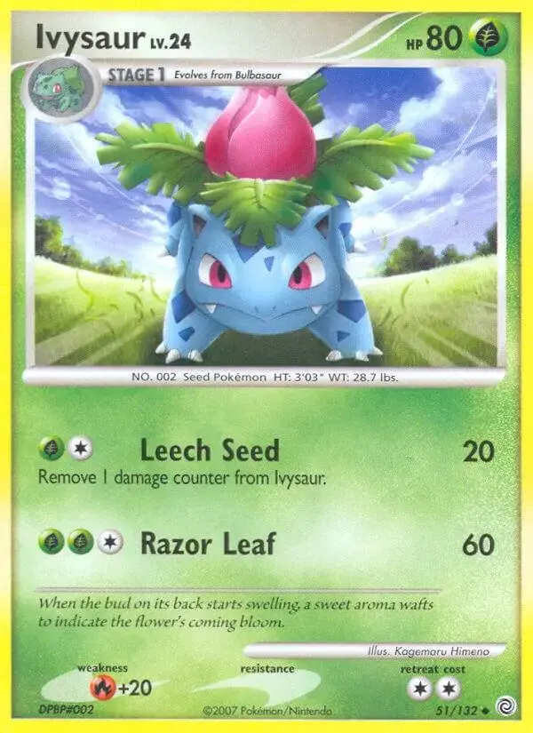 Ivysaur - Pokemon Secret Wonders #51