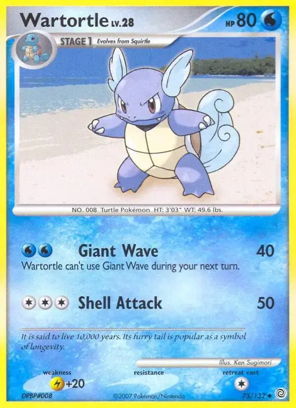 Wartortle - Pokemon Secret Wonders #75