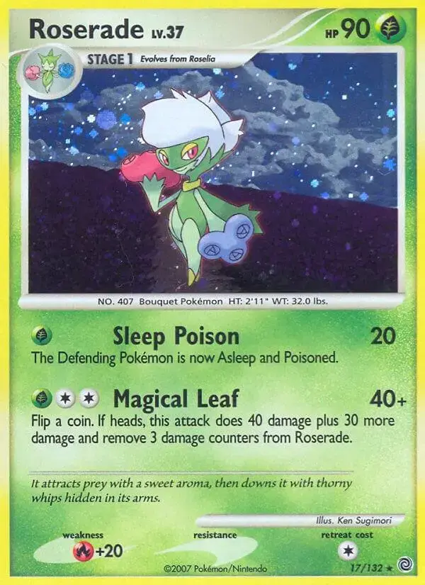 Roserade - Pokemon Secret Wonders #17