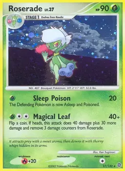 Roserade - Pokemon Secret Wonders