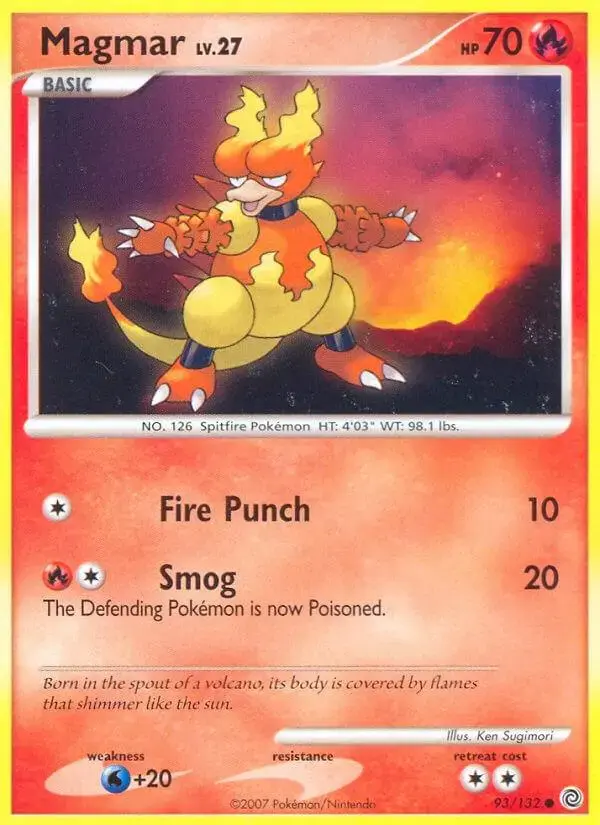 Magmar - Pokemon Secret Wonders #93