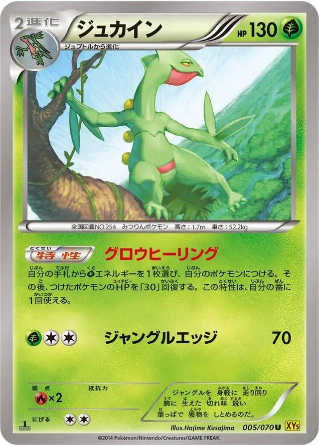 Sceptile [1st Edition] - Pokemon Japanese Gaia Volcano #5