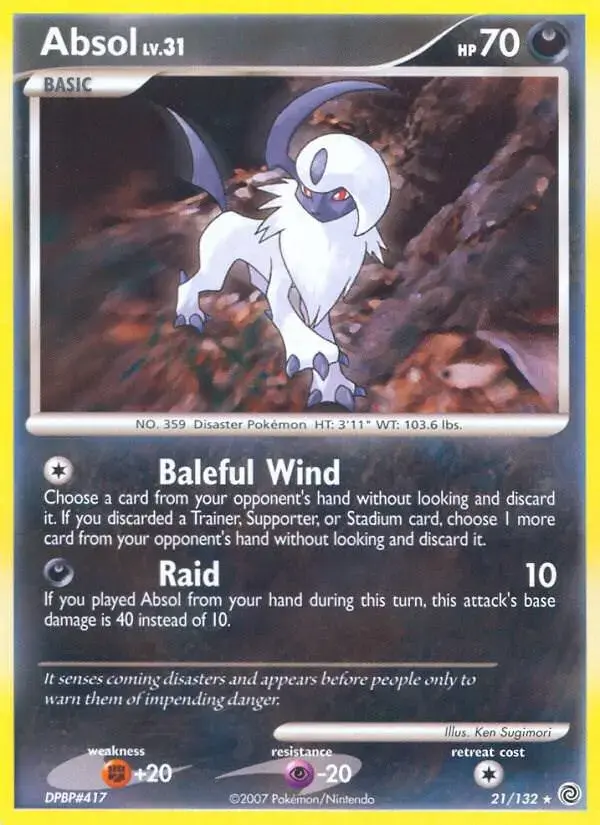 Absol - Pokemon Secret Wonders #21