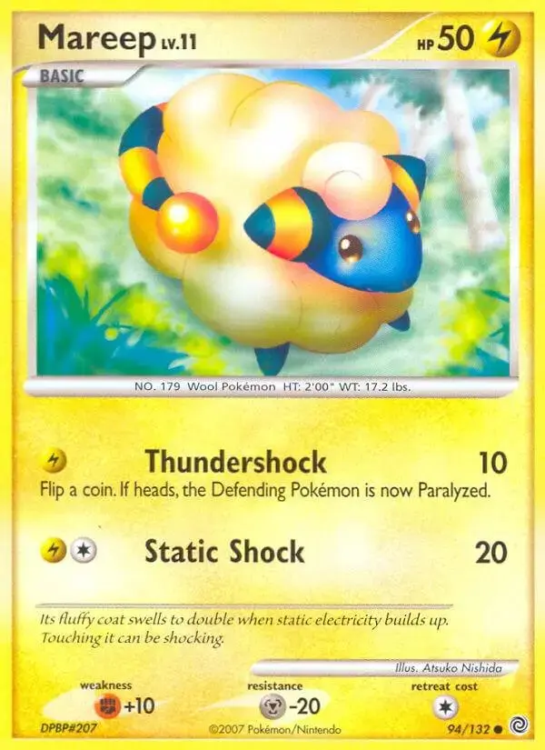 Mareep - Pokemon Secret Wonders #94