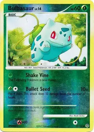 Bulbasaur [Reverse Holo] - Pokemon Secret Wonders #77