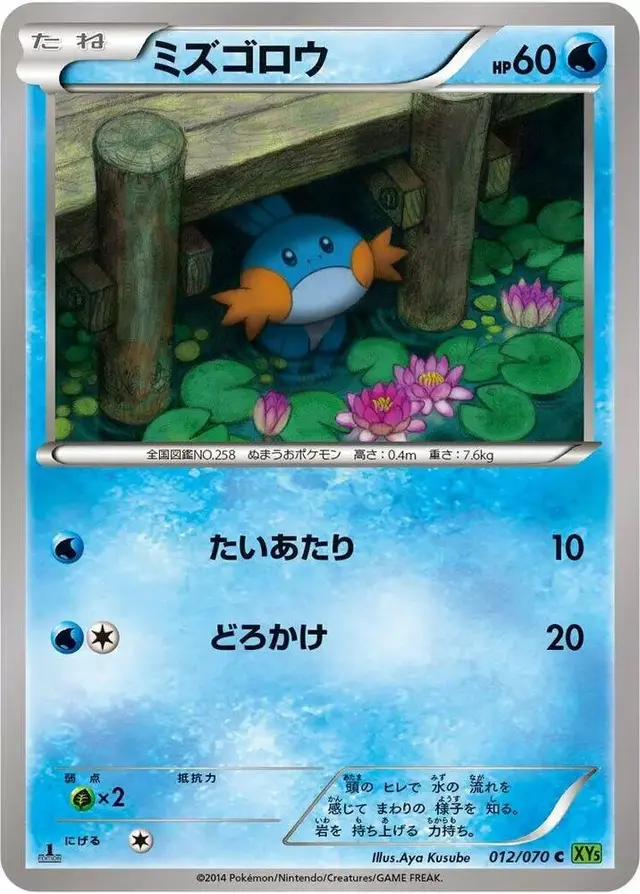 Mudkip [1st Edition] - Pokemon Japanese Tidal Storm #12