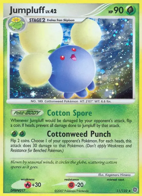 Jumpluff - Pokemon Secret Wonders #11