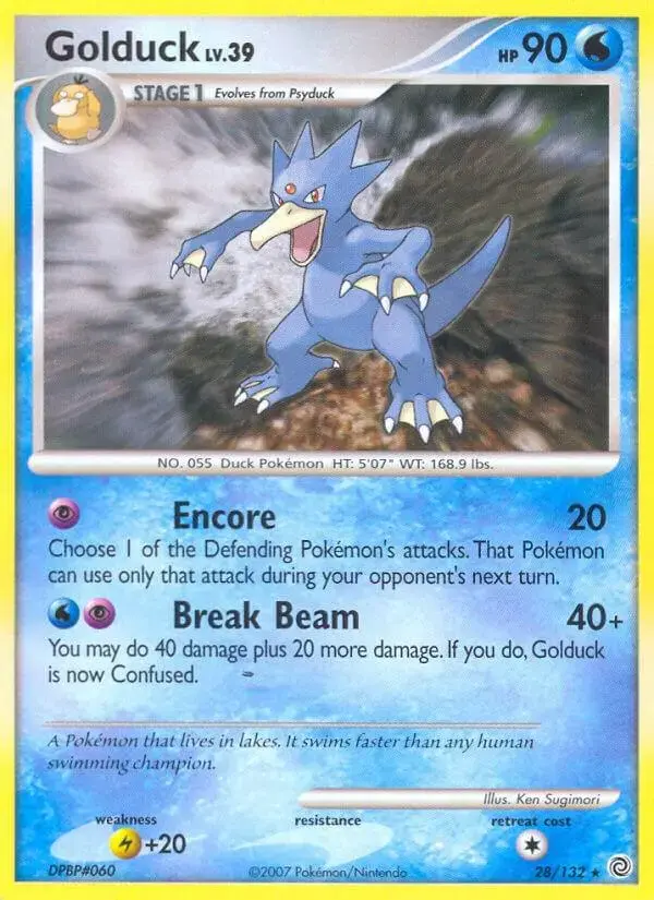 Golduck - Pokemon Secret Wonders #28