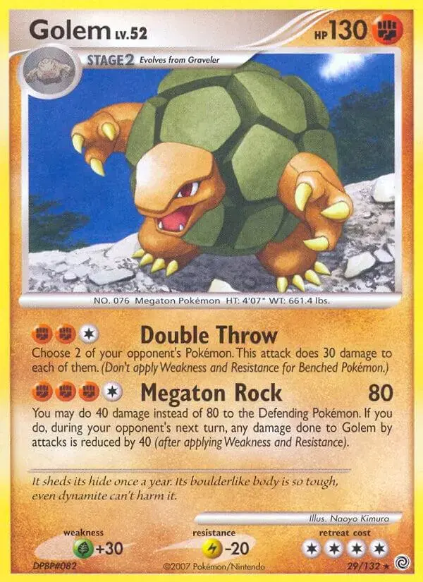 Golem - Pokemon Secret Wonders #29