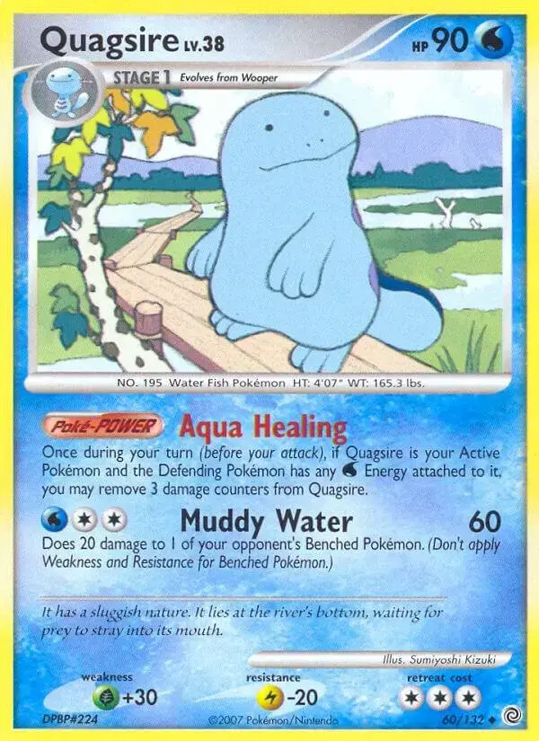 Quagsire - Pokemon Secret Wonders #60