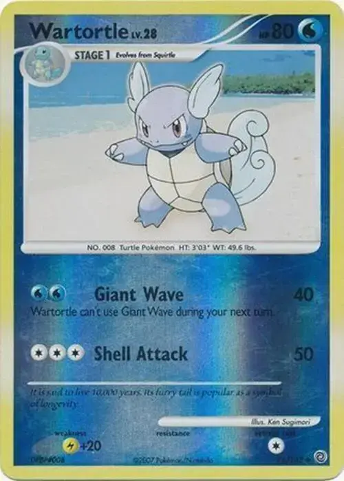 Wartortle [Reverse Holo]