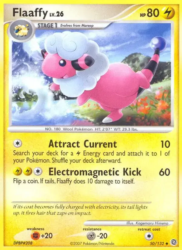 Flaaffy - Pokemon Secret Wonders #50