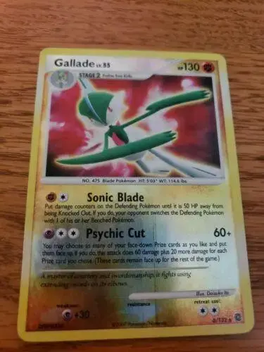 Gallade [Reverse Holo] - Pokemon Secret Wonders #6