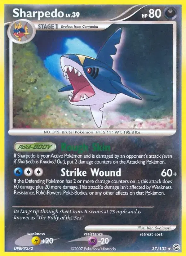 Sharpedo - Pokemon Secret Wonders #37