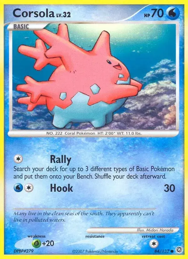 Corsola - Pokemon Secret Wonders #84