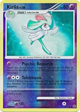 Kirlia [Reverse Holo] - Pokemon Secret Wonders #53