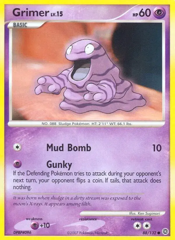 Grimer - Pokemon Secret Wonders #88