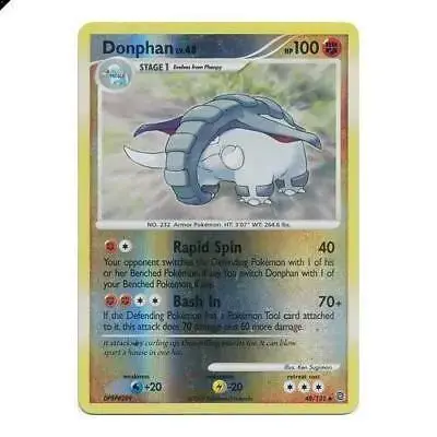 Donphan [Reverse Holo] - Pokemon Secret Wonders #48