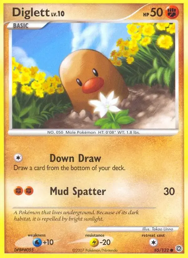 Diglett - Pokemon Secret Wonders #85