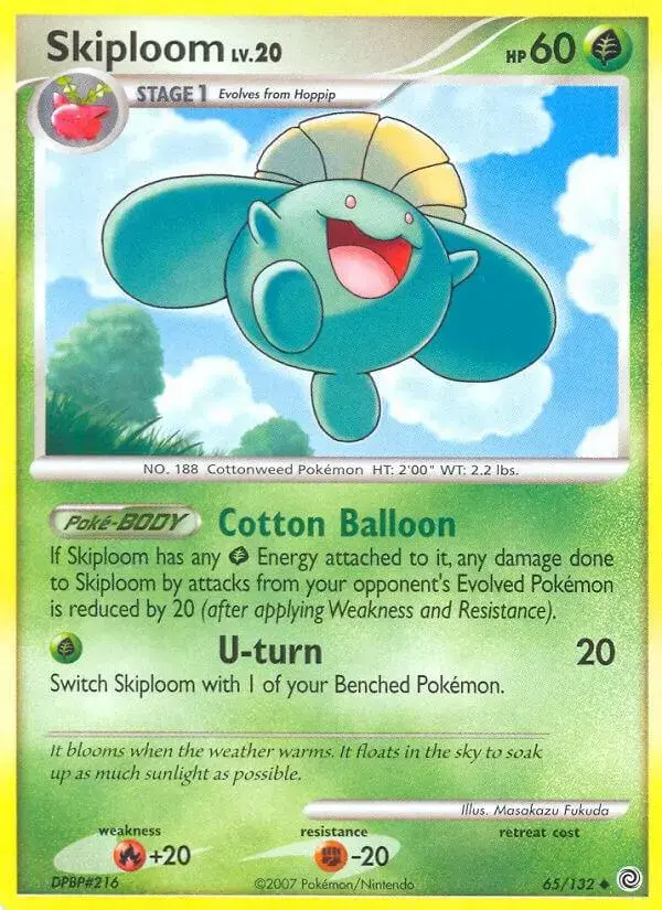 Skiploom - Pokemon Secret Wonders #65