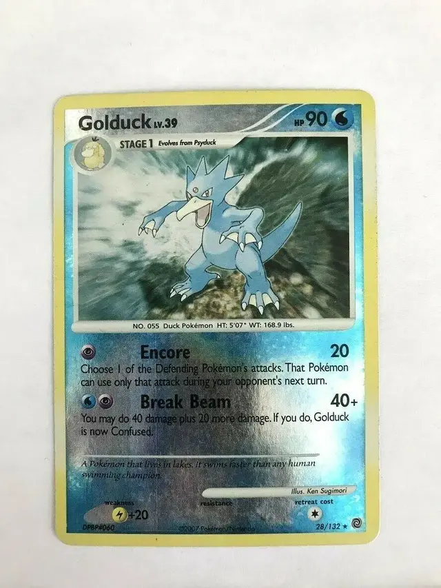 Golduck [Reverse Holo] - Pokemon Secret Wonders #28