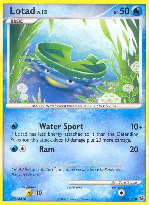Lotad - Pokemon Secret Wonders #92