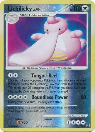 Lickilicky [Reverse Holo] - Pokemon Secret Wonders #12