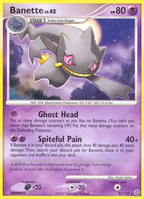 Banette - Pokemon Secret Wonders #23