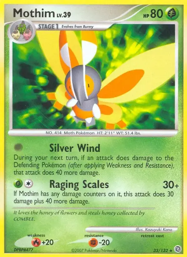 Mothim - Pokemon Secret Wonders #33