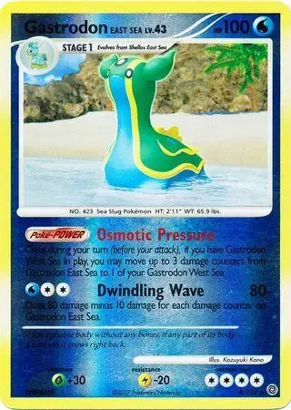 Gastrodon East Sea [Reverse Holo] - Pokemon Secret Wonders #8