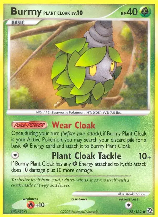 Burmy - Pokemon Secret Wonders #78